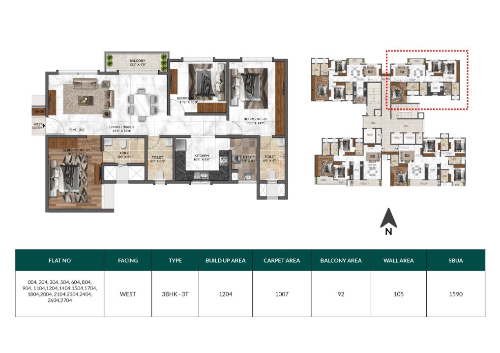 2 BHK Compact Apartment
